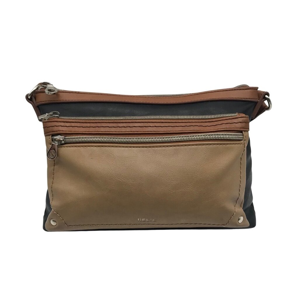 Relix Multicolor Faux Leather Evie Crossbody Bag